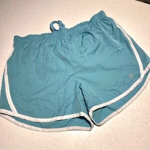 Champions athletic shorts in blue perfect for lounging or workouts